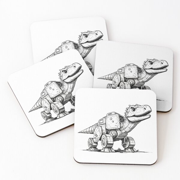 Item preview, Cool biomechanical space dinosaur Tyrannosaurus designed and sold by SpaceRockMining.