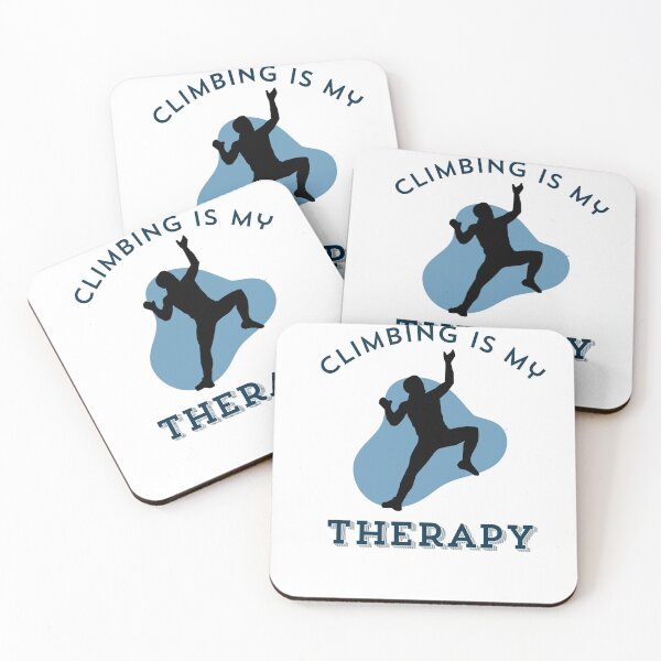 Item preview, Climbing is my Therapy - Rock Climbing designed and sold by TTeamDesigns.