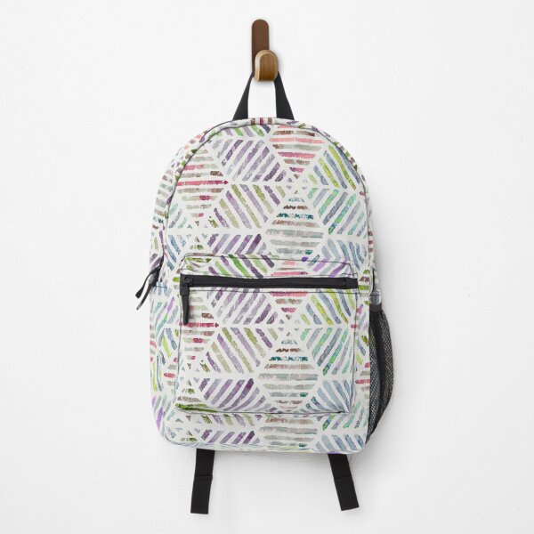 Item preview, Harlequin stained glass vibe white designed and sold by Alessandro Remo Mazzoni Remotextiles.