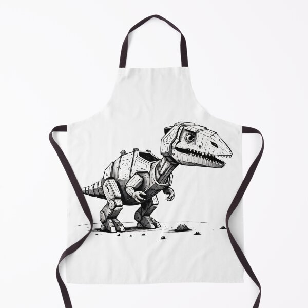 Item preview, Cool biomechanical space dinosaur Velociraptor designed and sold by SpaceRockMining.