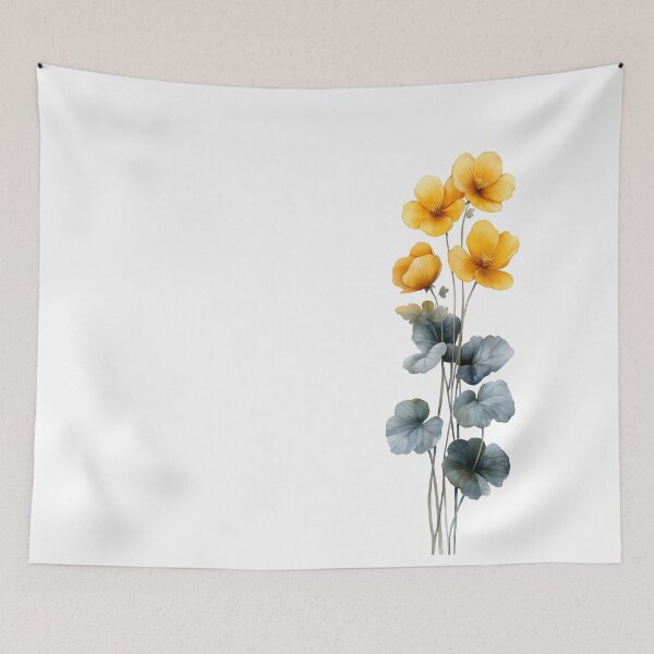 Item preview, Yellow Caltha Flower designed and sold by junkydotcom.