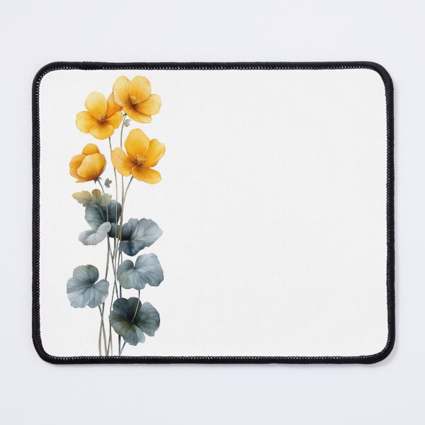 Item preview, Yellow Caltha Flower designed and sold by junkydotcom.
