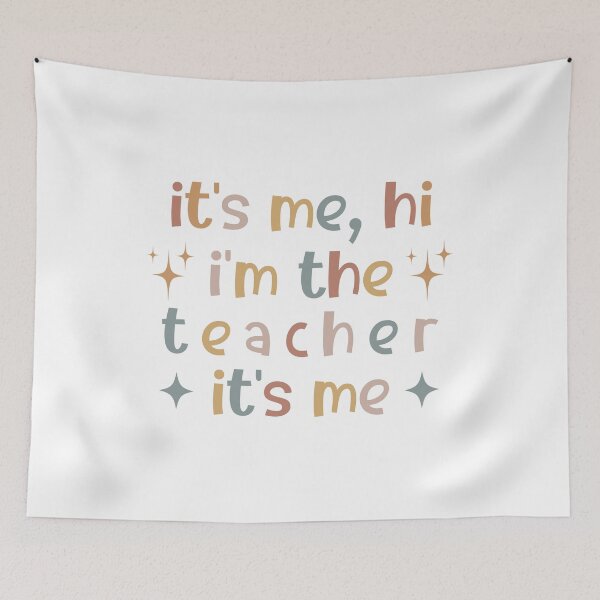 Item preview, It's Me Hi I'm The teacher It's Me, Funny designed and sold by faridman.