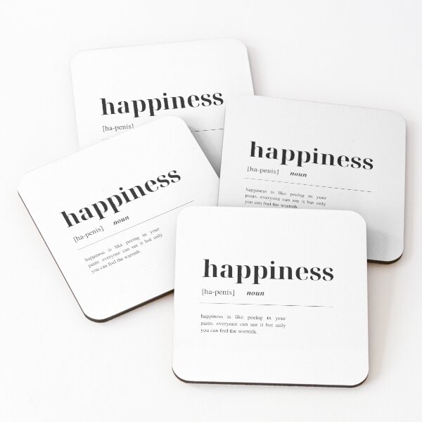 Item preview, Dictionary poster - happiness designed and sold by Rlyehinmate.