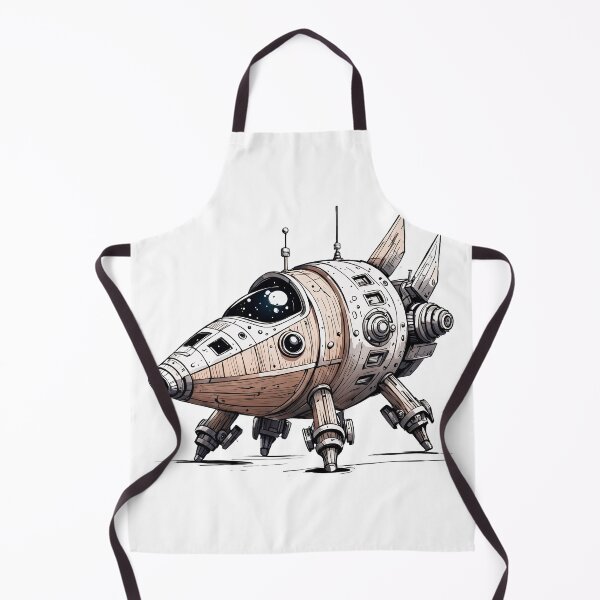 Item preview, Cool biomechanical spaceship made of wood designed and sold by SpaceRockMining.