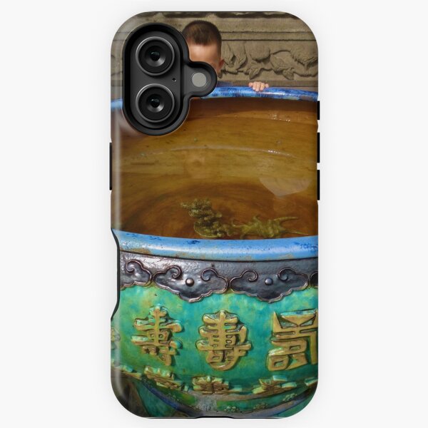 Item preview, Small Boy - Large Fish Bowl from the Front - Chen Clan Academy - Guangzhou China designed and sold by exploramum.