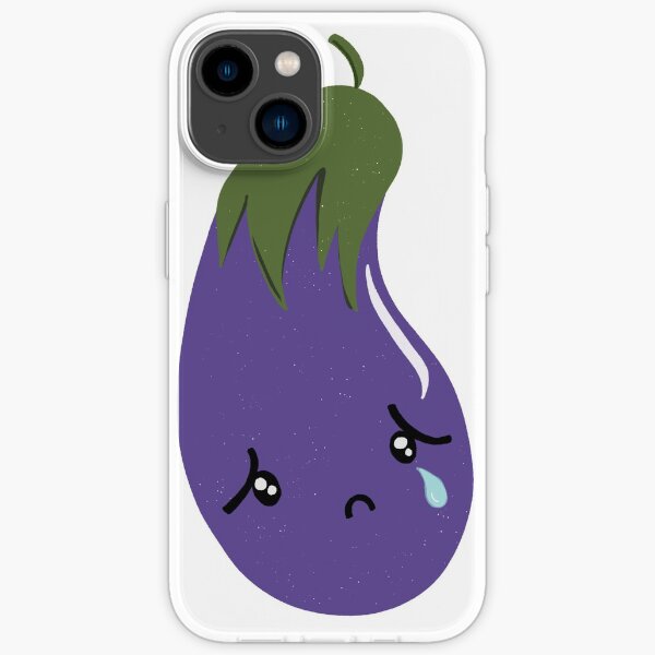 "Sad eggplant crying " iPhone Case for Sale by Burgerisad Redbubble