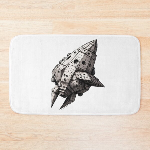Item preview, Cool biomechanical spaceship made of wood designed and sold by SpaceRockMining.