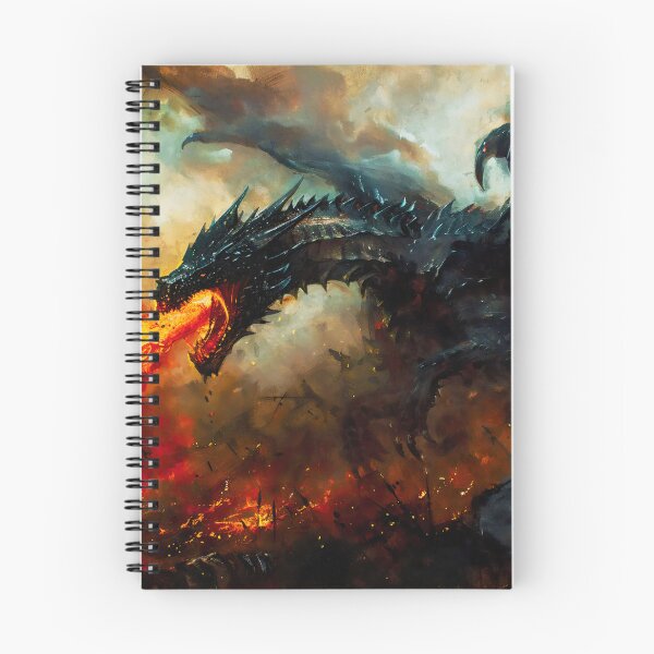 Item preview, Inferno of the Black Dragon designed and sold by AM FineArtPrints.