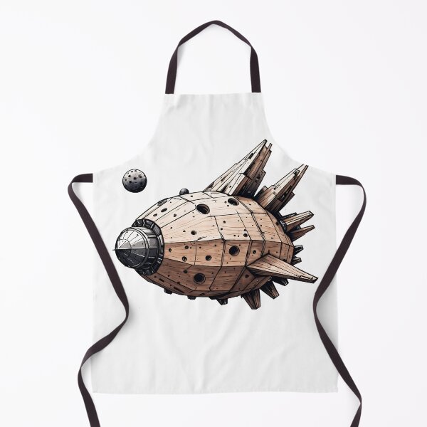 Item preview, Cool biomechanical spaceship made of wood designed and sold by SpaceRockMining.