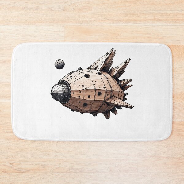 Item preview, Cool biomechanical spaceship made of wood designed and sold by SpaceRockMining.
