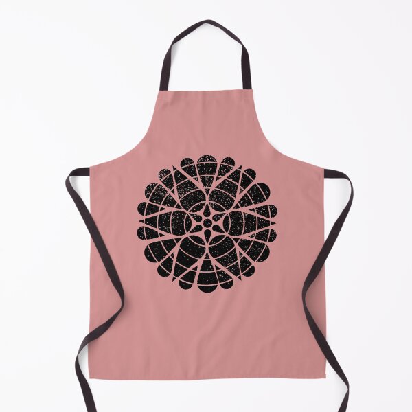Item preview, black mandala star flower designed and sold by Sastee.