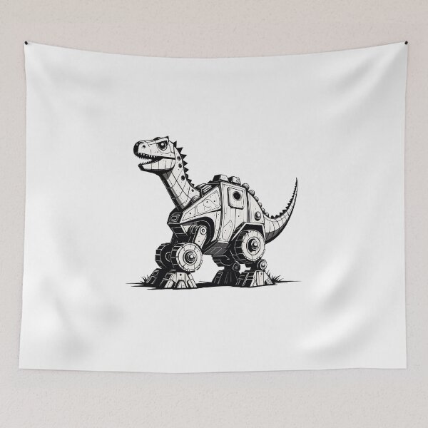 Item preview, Cool biomechanical space dinosaur Tyrannosaurus designed and sold by SpaceRockMining.