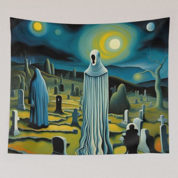 Item preview, Ghosts in the graveyard designed and sold by George Hutton Hunter.