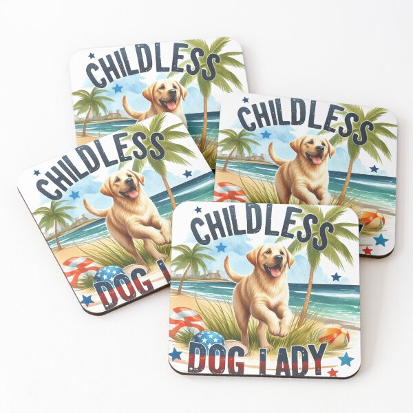Item preview, "Childless Dog Lady" sticker and design" designed and sold by clarkfraser.