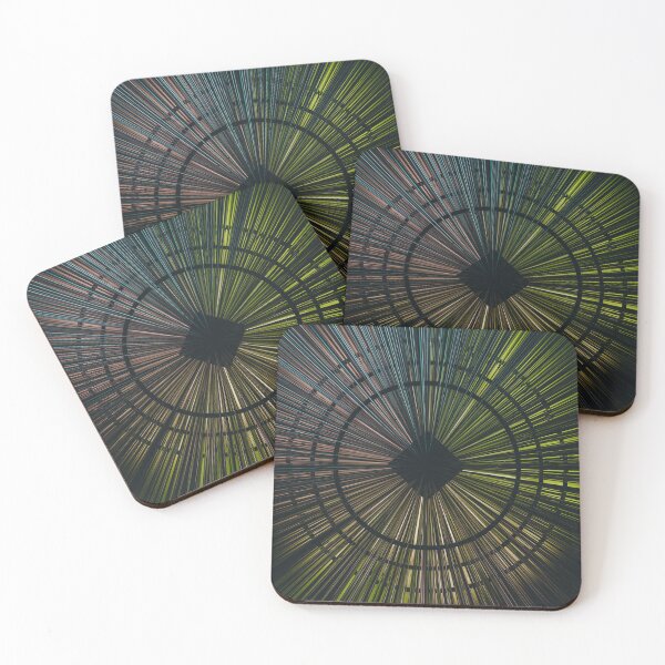 Item preview, Blue & Green Space Wave Time Warp designed and sold by AbstractLives.