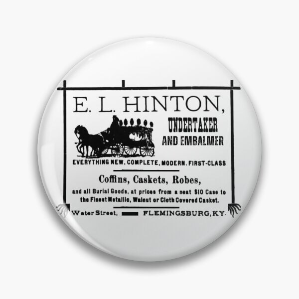 Item preview, E.L. Hinton Undertaker And Embalmer designed and sold by JoezPlace.
