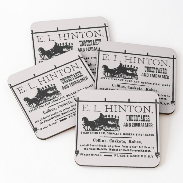 Item preview, E.L. Hinton Undertaker And Embalmer designed and sold by JoezPlace.