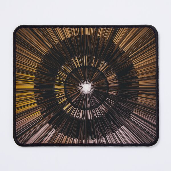 Item preview, Black & Gold Space Wave Time Warp designed and sold by AbstractLives.