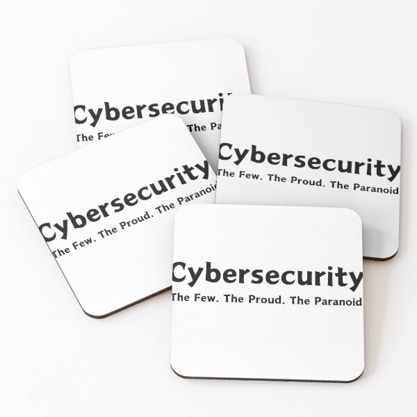 Item preview, Cybersecurity. The few. The proud. The paranoid. (simple) designed and sold by razaldo.