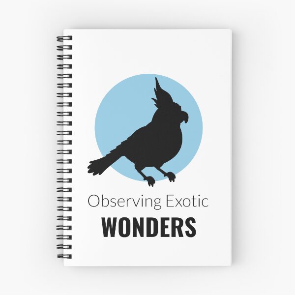 Item preview, Observing Exotic Wonders -  Birdwatching design designed and sold by TTeamDesigns.