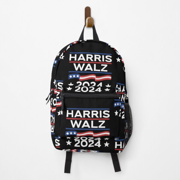 Item preview, Kamala Harris Tim Walz Patriotic Flag Election Campaign 2024 designed and sold by GravitiTees.