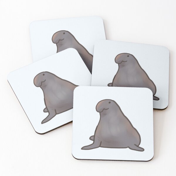 Item preview, Cute Elephant seal drawing  designed and sold by Artofmayara.