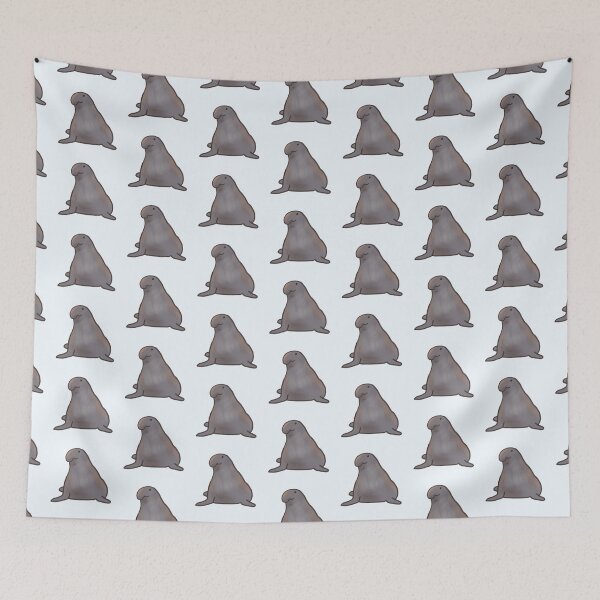 Item preview, Cute Elephant seal drawing  designed and sold by Artofmayara.