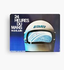 Le Mans 1975, Vintage Poster, Le Mans T-Shirt, Le Mans Poster Metallbild