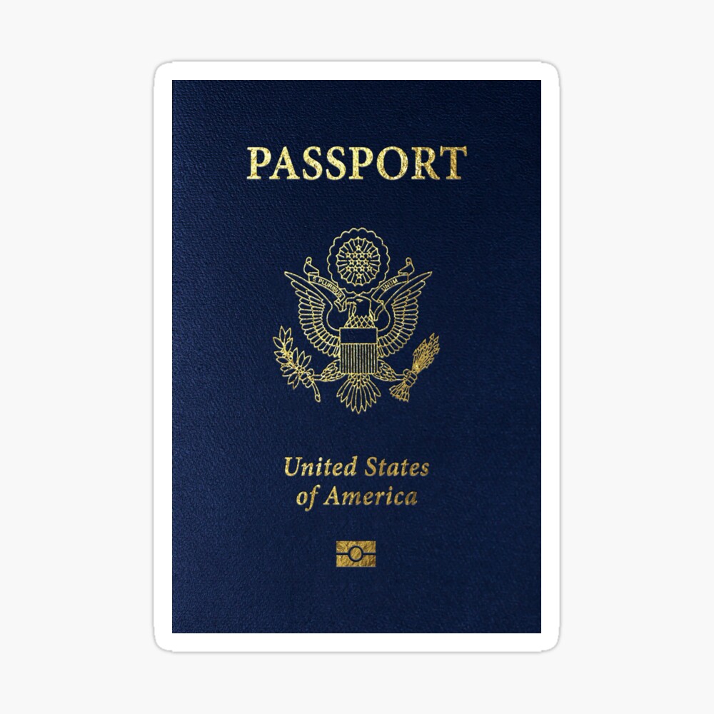 Belønning sav afbryde American Passport Cover " Photographic Print for Sale by Serge Averbukh |  Redbubble