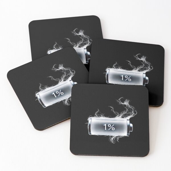 Item preview, Ethereal Monochrome Battery 1% designed and sold by Blink Art Studio.