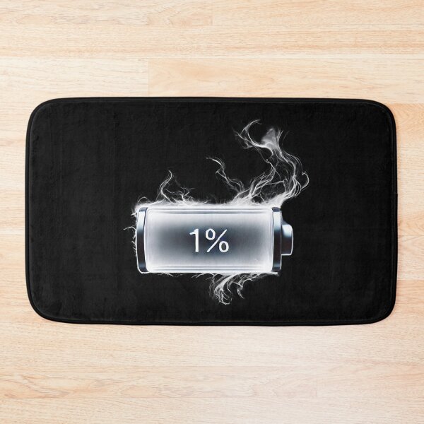 Item preview, Ethereal Monochrome Battery 1% designed and sold by Blink Art Studio.