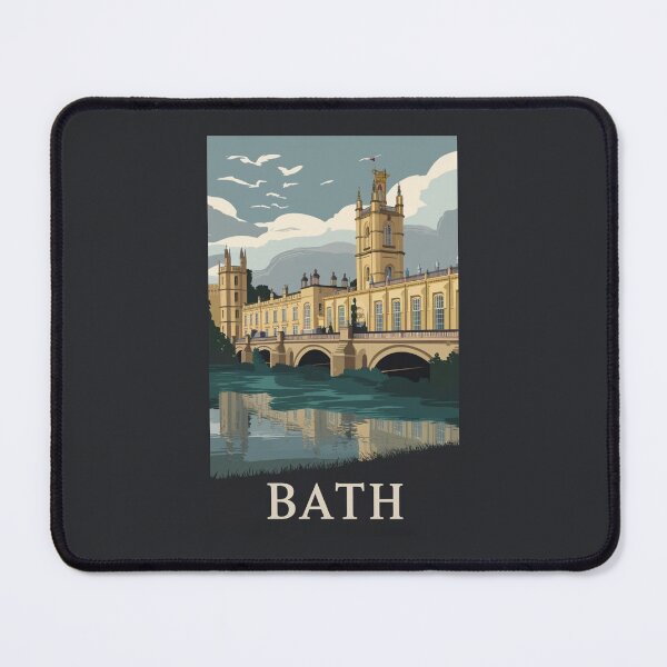 Item preview, A Vintage Travel Art of Bath - England designed and sold by GoodOldVintage.