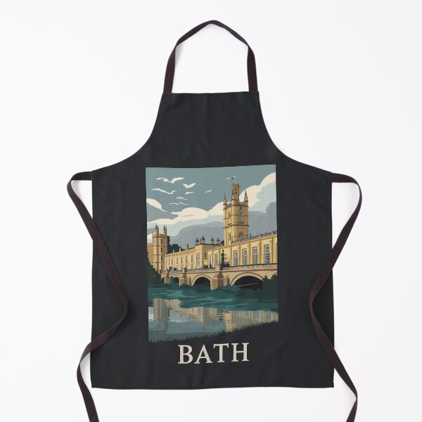 Item preview, A Vintage Travel Art of Bath - England  designed and sold by GoodOldVintage.