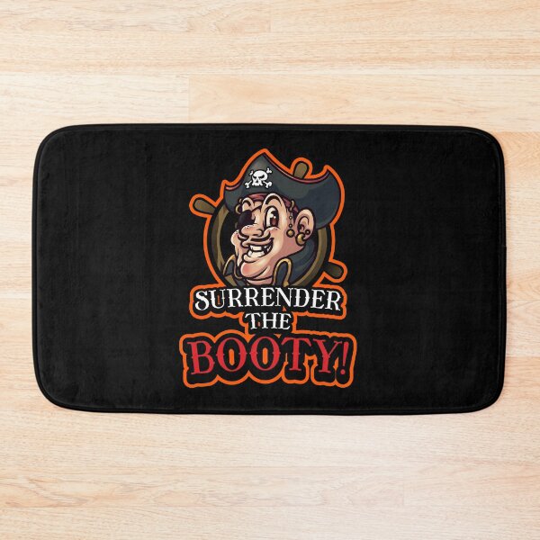 Item preview, Cheeky Pirate says "Surrender the booty" designed and sold by messy-nessie.