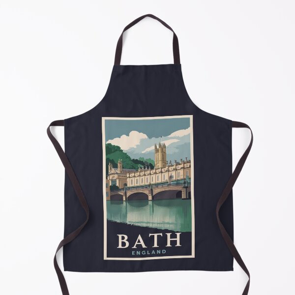 Item preview, A Vintage Travel Art of Bath - England  designed and sold by GoodOldVintage.
