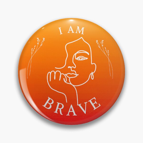 Item preview, Embrace Your Inner Strength with "I am Brave" affirmation for girls designed and sold by rajenrishi.