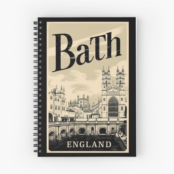 Item preview, A Vintage Travel Art of Bath - England  designed and sold by GoodOldVintage.