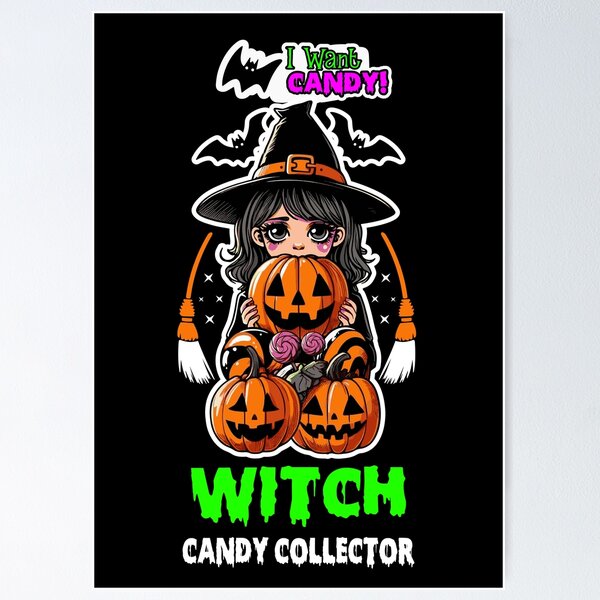 Item preview, Witch Candy Collector | Spooky Halloween 2024 Party   designed and sold by BDLuck2021.