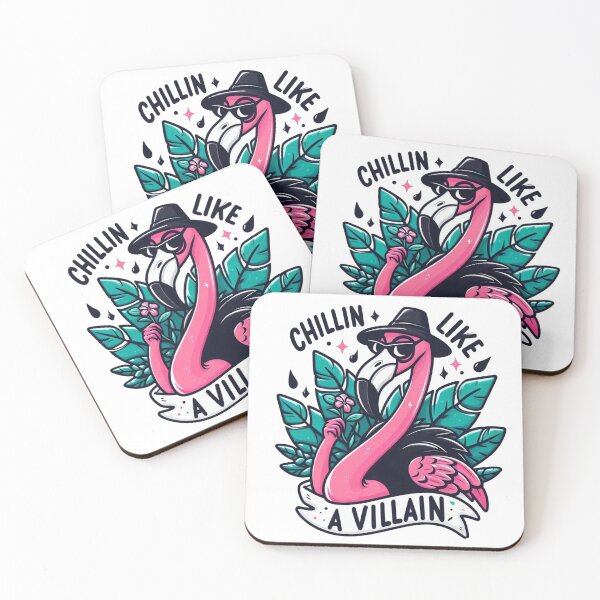 Artikelvorschau, Chillen wie ein Bösewicht-Flamingo entworfen und verkauft von raedattia.