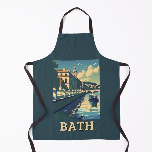 Item preview, A Vintage Travel Art of Bath - England  designed and sold by GoodOldVintage.