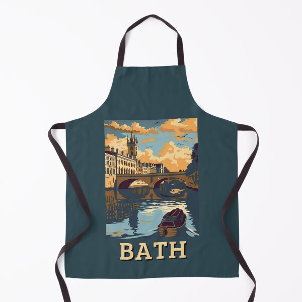 Item preview, A Vintage Travel Art of Bath - England  designed and sold by GoodOldVintage.