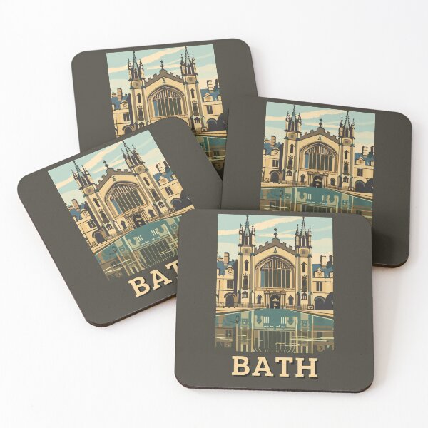 Item preview, A Vintage Travel Art of Bath - England  designed and sold by GoodOldVintage.