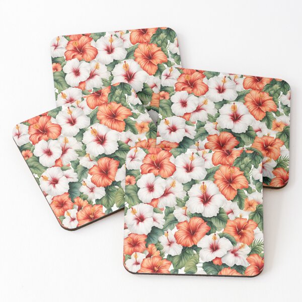 Item preview, White hibiscus designed and sold by Nice En.