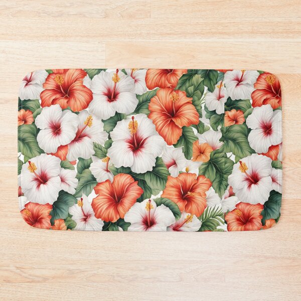 Item preview, White hibiscus designed and sold by Nice En.