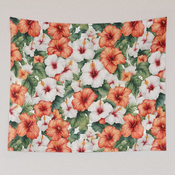 Item preview, White hibiscus designed and sold by Nice En.