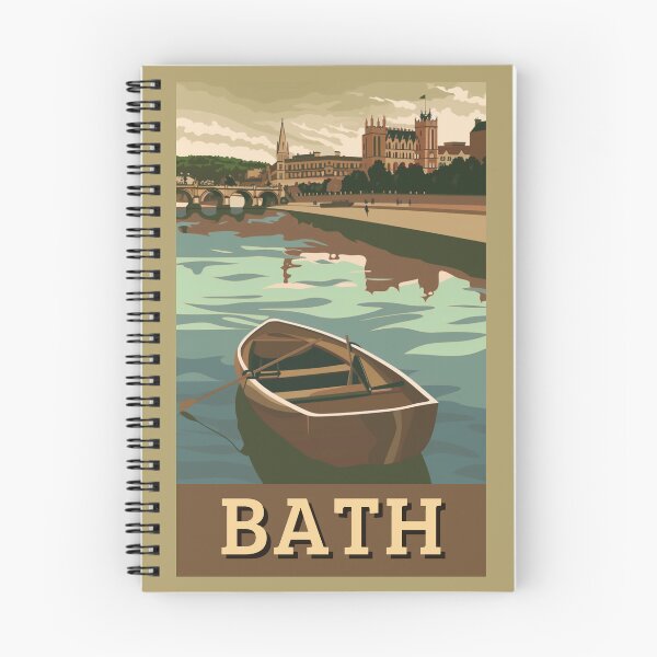 Item preview, A Vintage Travel Art of Bath - England  designed and sold by GoodOldVintage.