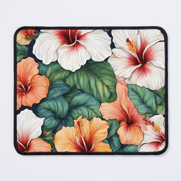 Item preview, White hibiscus designed and sold by Nice En.