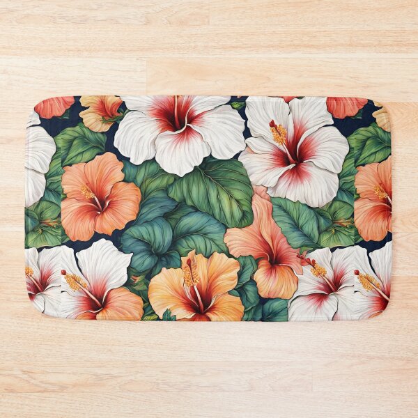 Item preview, White hibiscus designed and sold by Nice En.