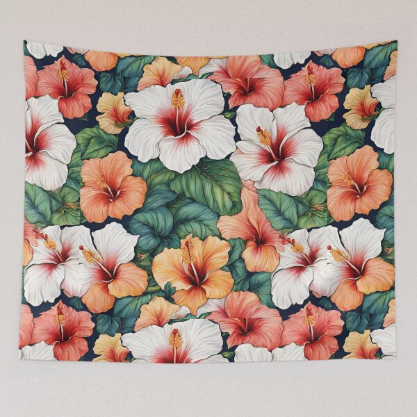 Item preview, White hibiscus designed and sold by Nice En.